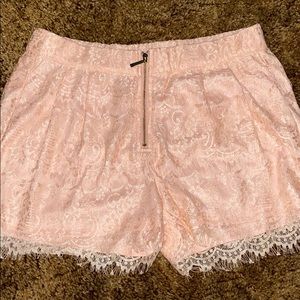 Pink dressy shorts